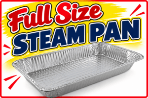 Full Size Aluminum Steam Pan