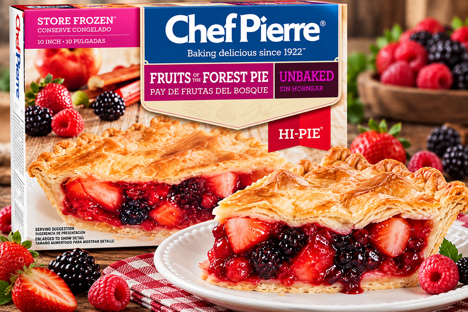 Chef Pierre Fruits of the Forest Hi-Pie (Unbaked)