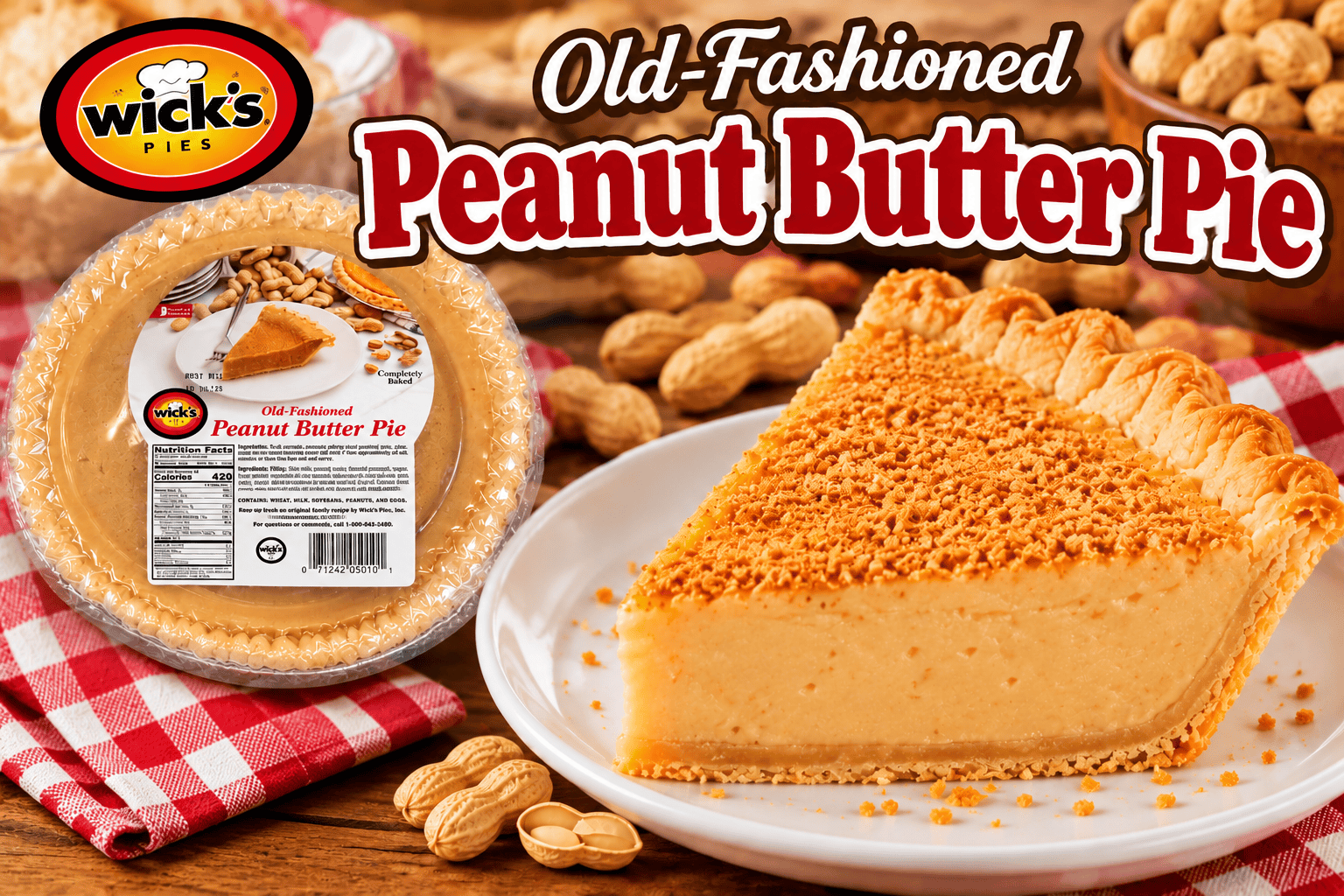 Wick's Peanut Butter Pie