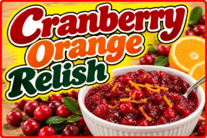 Cranberry Orange Relish