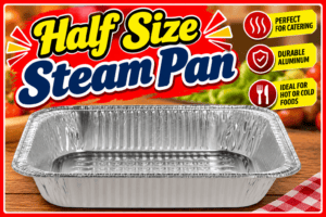 Alumium Steam Pan Half Size